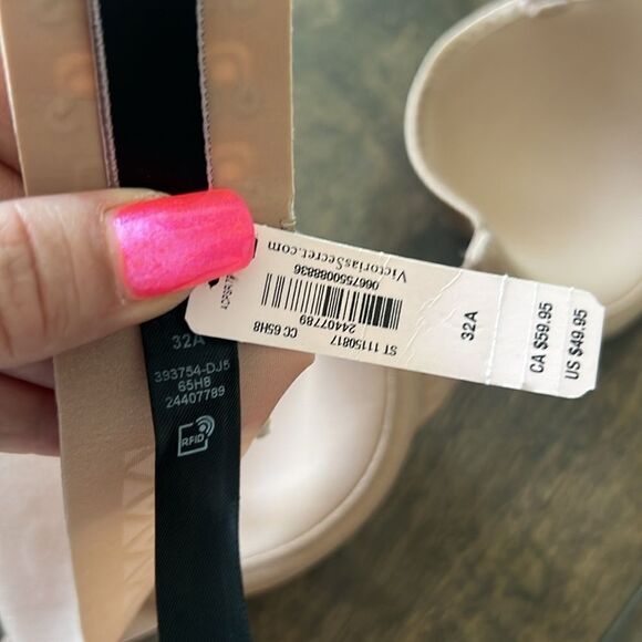 Victorias Secret BARE Illusions Lightly Lined Smooth Strapless Bra - Picture 11 of 13